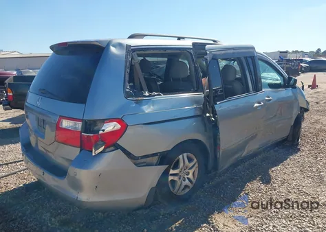 2007 Honda Odyssey Ex-L из США, поврежденный, VIN 5FNRL38657B080013